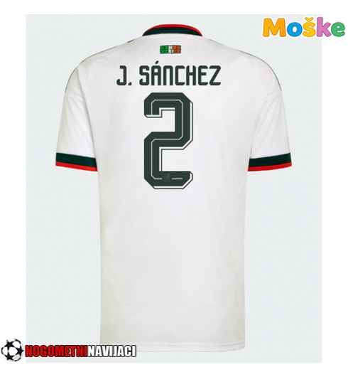 Moške Nogometnih dresov Mehika Jorge Sanchez #2 Gostujoči SP 2026 Kratki rokavi Moške Nogometnih dresov Mehika Jorge Sanchez #2 Gostujoči SP 2026 Kratki rokavi